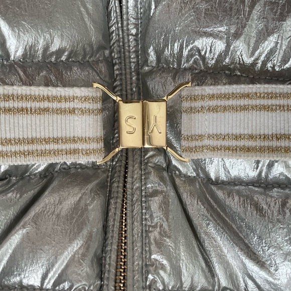 Yves Salomon Metallic Kids down jacket size 4 - Picture 7 of 12